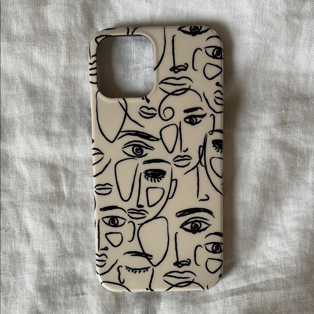 Casely Abstract Face Design Phone Case for iPhone 12